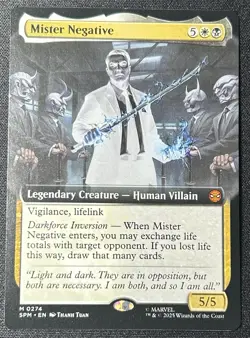 1 x Mister Negative - Non Foil - Extended Art - Marvel's Spider-Man - NM- MTG - Image 1