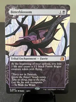 NM Bitterblossom, MTG, Enchanting Tales, Magic the Gathering, 27 - Image 1