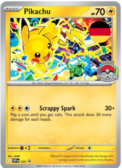 Pokemon Pikachu SVP 225 World Championship Promo Card 2025 Multi Language New NM - Image 3