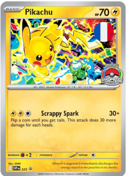 Pokemon Pikachu SVP 225 World Championship Promo Card 2025 Multi Language New NM - Image 4