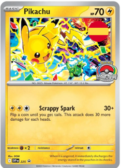 Pokemon Pikachu SVP 225 World Championship Promo Card 2025 Multi Language New NM - Image 5