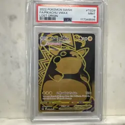 Pokemon TCG Pikachu VMAX Secret Ultra Rare TG29/TG30 Lost Origin Holo PSA 9 - Image 2
