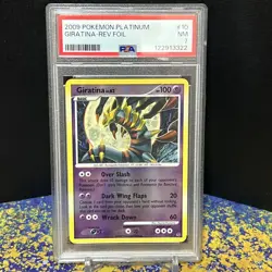 2009 Pokemon PLATINUM 10/127 GIRATINA REVERSE HOLO PSA 7 - Image 1