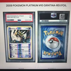 2009 Pokemon PLATINUM 10/127 GIRATINA REVERSE HOLO PSA 7 - Image 2