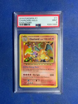 PSA 9 Charizard #11 Holo - 2016 Pokemon XY Evolutions 11/108 - Image 1