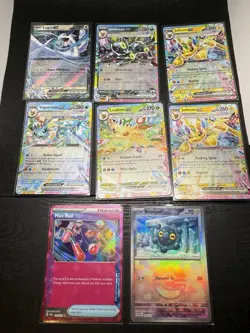 POKEMON PRISMATIC EVOLUTIONS EX LOT OF 6 UMBREON VAPOREON JOLTEON + Two More (8 - Image 1