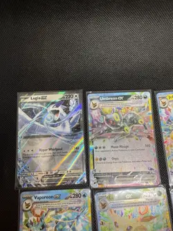 POKEMON PRISMATIC EVOLUTIONS EX LOT OF 6 UMBREON VAPOREON JOLTEON + Two More (8 - Image 2