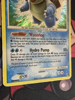 Pokemon TCG - Blastoise LV. 52 Secret Wonders 2/132 Holo Rare - Mp/hp - Image 4