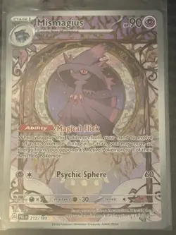 Pokemon TCG Mismagius 212/193 IR Sv02: Paldea Evolved 2023 Near Mint Pack Fr 🔥 - Image 1