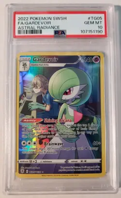 PSA 10 - 2022 Pokemon Sword & Shield Astral Radiance TG05 Gardevoir Full Art - Image 1