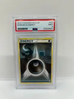 Darkness Energy 121 PSA 9 HGSS Heartgold Soulsilver Base Pokemon TCG 2010 - Mint - Image 1