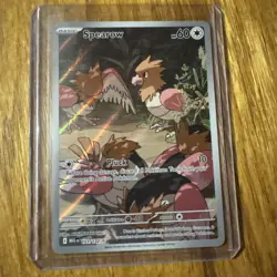 SPEAROW 151/132 2025 Pokemon Mega Evolution Illustration Rare - Image 1