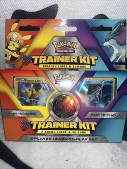 XY Pikachu Libre and Suicune Trainer Kit SEALED - 20 Pokemon TCG - Image 1