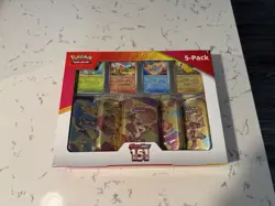 Pokemon Scarlet & Violet 151 Mini Tins 5 Pack Sealed Costco Bundle Box - Image 1