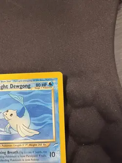 Pokemon TCG Light Dewgong Neo Destiny 45/105 First Edition Rare Vintage LP - Image 5
