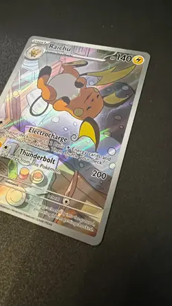 Pokemon TCG Scarlet & Violet Paldea Evolved Raichu Illustration Rare 211/193 NM - Image 3