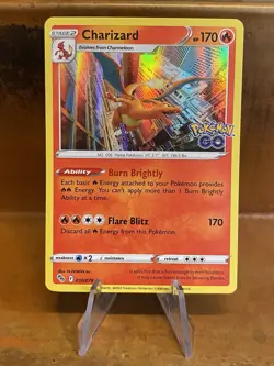 Charizard 010/078 Pokemon GO Pokemon TCG Holo Rare 2022 NM - Image 1