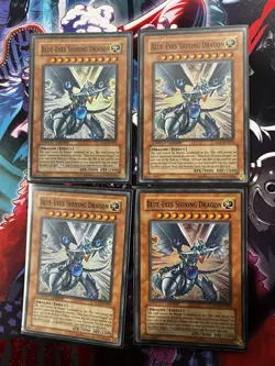 Yu-Gi-Oh Pyramid of Light Movie Promo Bundle Blue-Eyes Shining Dragon x8 LP - Image 4