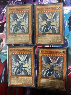 Yu-Gi-Oh Pyramid of Light Movie Promo Bundle Blue-Eyes Shining Dragon x8 LP - Image 5