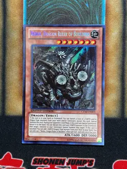 Yugioh Redox, Dragon Ruler Of Boulders CT10-EN003 Secret Rare Limited Edition NM - Image 1