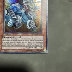 3x Yugioh! Machina Fortress SDMM-EN001 - 1st Edition LP/Mp - Image 5