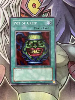 SD1-EN015 Pot Of Greed Common 1st Edition Near Mint Yugioh - Image 1
