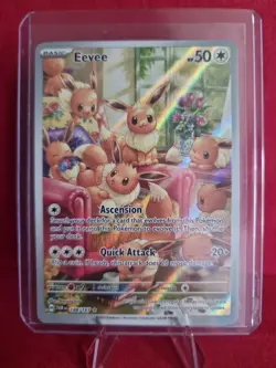 Pokemon Eevee TCG Card Twilight Masquerade 188/167 - Image 1