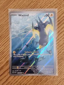 Pokemon TCG Wattrel Card 178/167 Twilight Masquerade Illustration Rare - Image 1