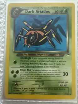 Neo Destiny Dark Ariados 1st Edition 17/105 Regular Card - Image 1