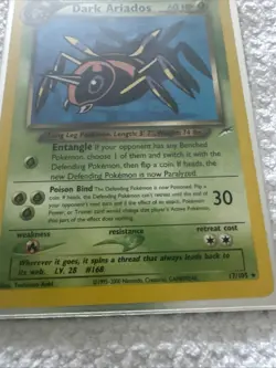 Neo Destiny Dark Ariados 1st Edition 17/105 Regular Card - Image 2