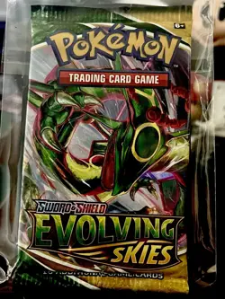 EVOLVING SKIES PACK (10 Card) FACTORY SEALED🔥POKEMON TCG 💥FREE SHIPPING - Image 2