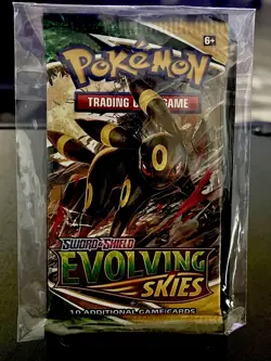 EVOLVING SKIES PACK (10 Card) FACTORY SEALED🔥POKEMON TCG 💥FREE SHIPPING - Image 3
