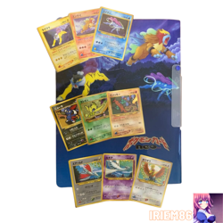 Premium File 3 Complete set Old Back Celebi Lugia etc Pokemon Card Japanese - Image 1