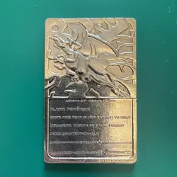 POKEMON Charizard #06 23k Gold Plated Card Vintage 1999 Burger King Promo. (43) - Image 2