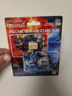 Bandai Namco Digimon Vital Hero DIM Card Pack Volcanic Beat & Blizzard Fang - Image 1