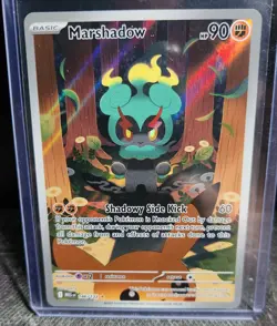 Marshadow Full Art Mega Evolution Pokemon Card PSA 10 Contender 146/132 - Image 1