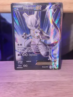Pokemon TCG Mewtwo EX Holo Full Art Ultra Rare Card 157/162 - Image 1