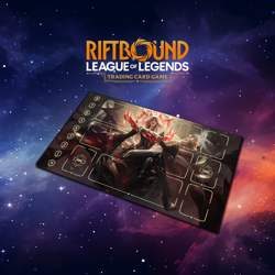 Riftbound Playmat [Faker Ahri] League of Legends TCG Card Game (600x350x2mm) - Image 1