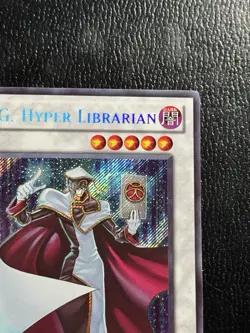 Yugioh! T.G. Hyper Librarian WQ11-EN002 Secret Rare NM 2011 Prize Card - Image 3