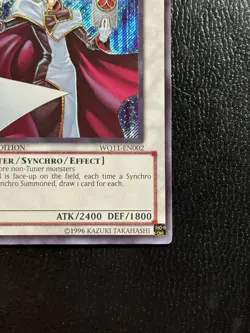 Yugioh! T.G. Hyper Librarian WQ11-EN002 Secret Rare NM 2011 Prize Card - Image 4