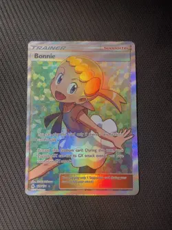 Pokemon TCG Bonnie Full Art Holo Card Sm-Forbidden Light 128/131 - Image 1