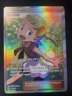 Pokemon TCG Bonnie Full Art Holo Card Sm-Forbidden Light 128/131 - Image 3