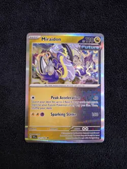 Miraidon Holo Rare Pokemon Card Temporal Forces 121/162 NM - Image 1