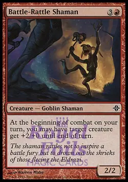 Battle-Rattle Shaman 4x FOIL ROE MTG Rise of Eldrazi Common MINT red - Image 1