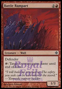Battle Rampart 4x FOIL ROE MTG Rise of Eldrazi Common MINT red - Image 1