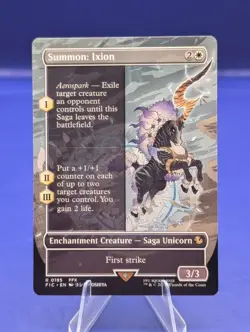Summon: Ixion (Borderless) R Commander: FINAL FANTASY 195 MTG Free Shipping! - Image 1