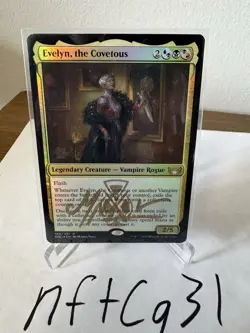 Evelyn, the Covetous. Foil Prerelease Promo, Signed Marta Nael MTG, NM - Image 3
