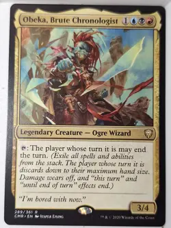 Obeka, Brute Chronologist - Commander: Legends - Magic the Gathering MTG Nice! - Image 1