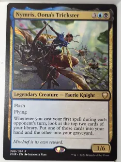 Nymris, Oona's Trickster - Commander: Legends - Magic the Gathering MTG Nice! - Image 1