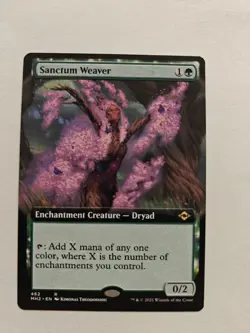 Sanctum Weaver (Extended Art) [Modern Horizons 2] Magic MTG - Image 1